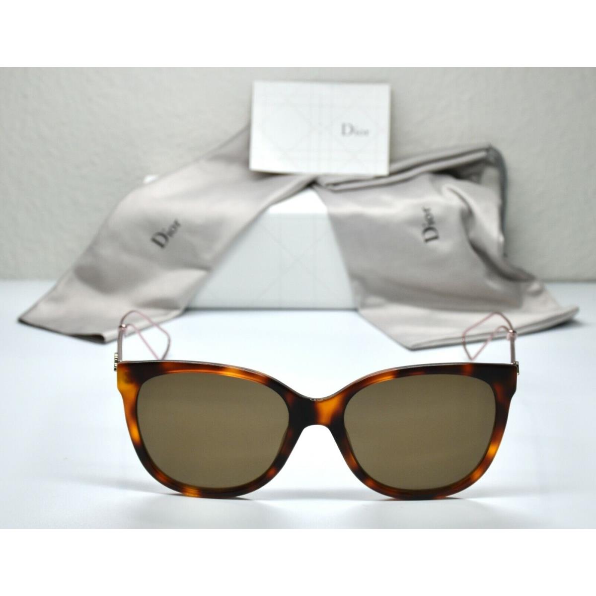 Dior sunglasses AMA - Brown Frame, Brown Lens, Havana & Copper Manufacturer 3
