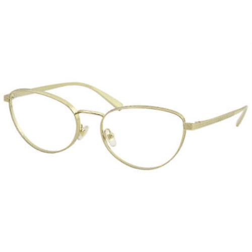 Versace Women`s Eyeglasses VE1266 VE/1266 1002 Gold Full Rim Optical Frame 54mm