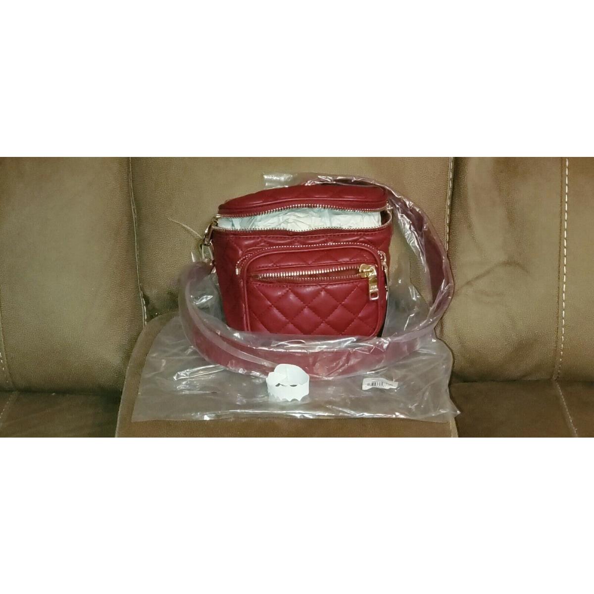 Steve madden red online fanny pack