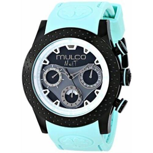 Mulco Unisex MW5-1962-443 Analog Display Swiss Quartz Blue Watch