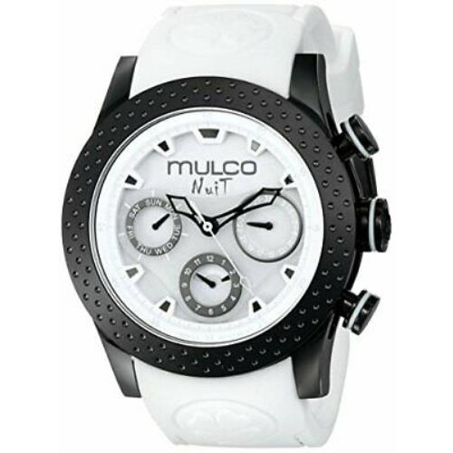 Mulco Unisex MW5-1962-018 Analog Display Swiss Quartz White Watch