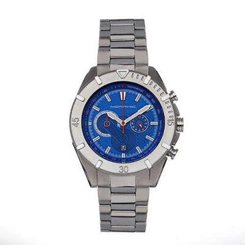 Morphic M94 Series Chronograph Bracelet Watch W/date - Blue