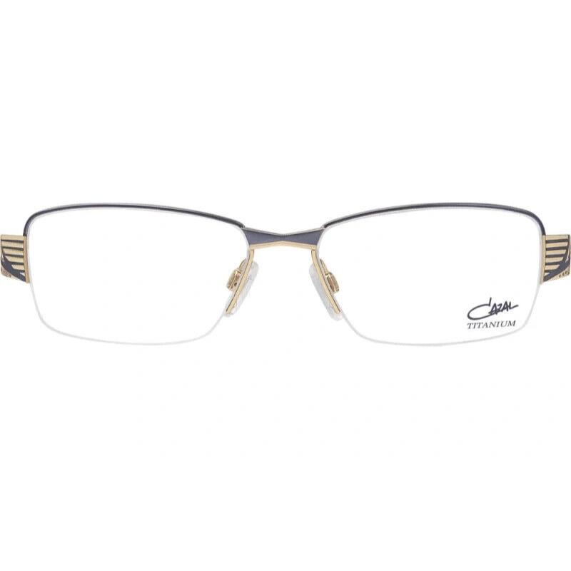 Cazal MOD.1218 COL.004 Titanium Blue Gold Eyeglasses 52-15