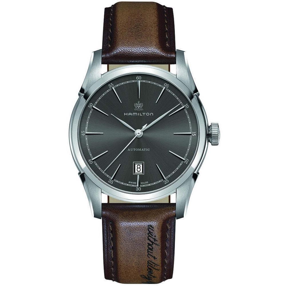 Hamilton Men`s American Classic 42mm Leather Automatic Watch H42415591