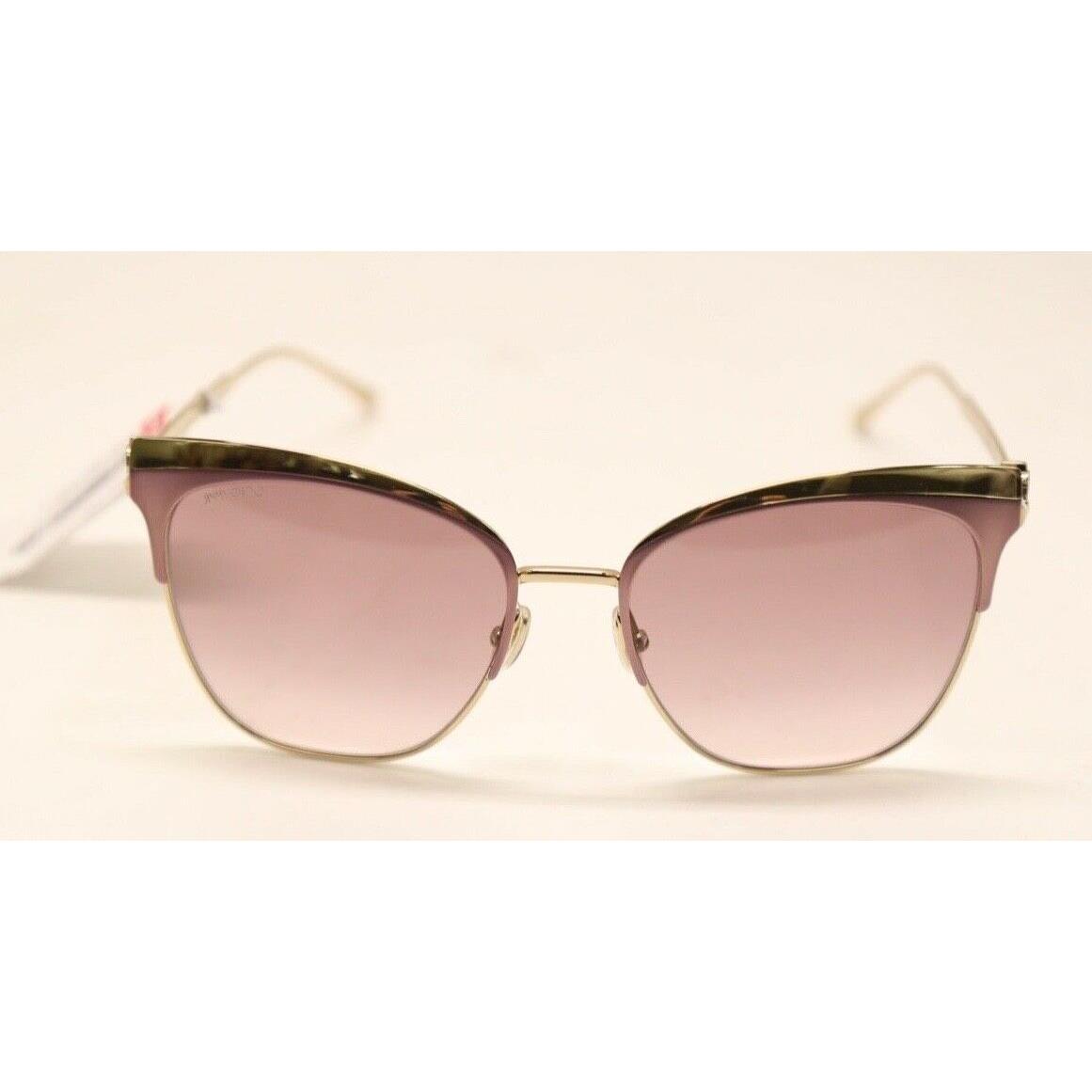 Jimmy Choo July/s EYR3X Gold Pink/burgundy Gradient 58mm Sunglasses 1168