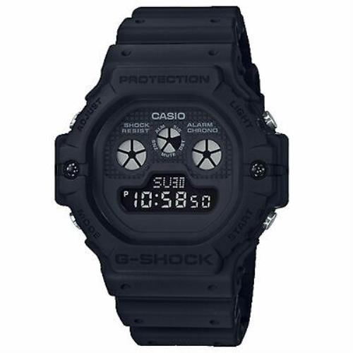 Casio G-shock DW5900BB-1 Black Standard Digital Matte Resin Men`s Watch - Black Dial, Black Band, Black Bezel