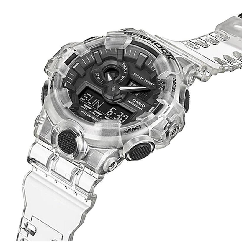 Casio G-shock GA700SKE-7A Transparent Pack Grey Resin Analog-digital Men`s Watch