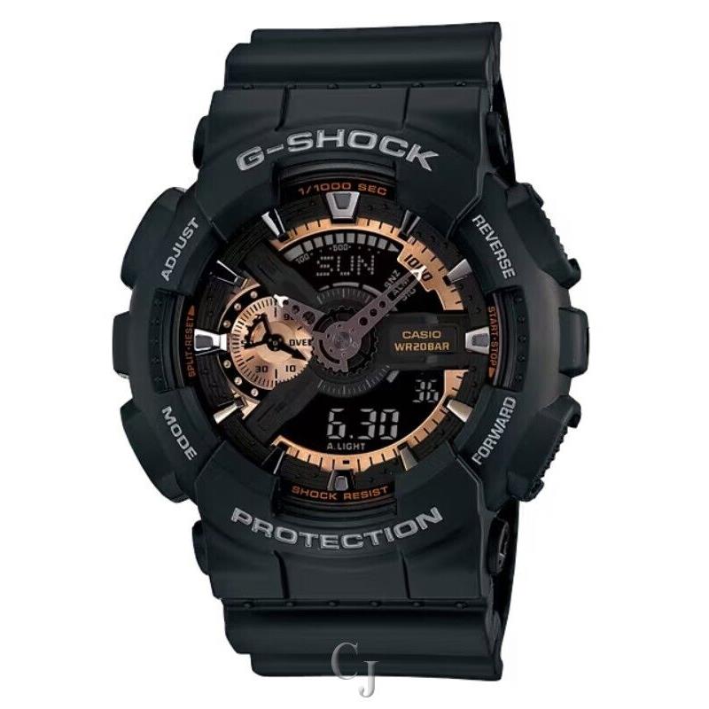 G-shock Analog-digital GA-110 Series Black Dial Men S Watch GA110RG-1A