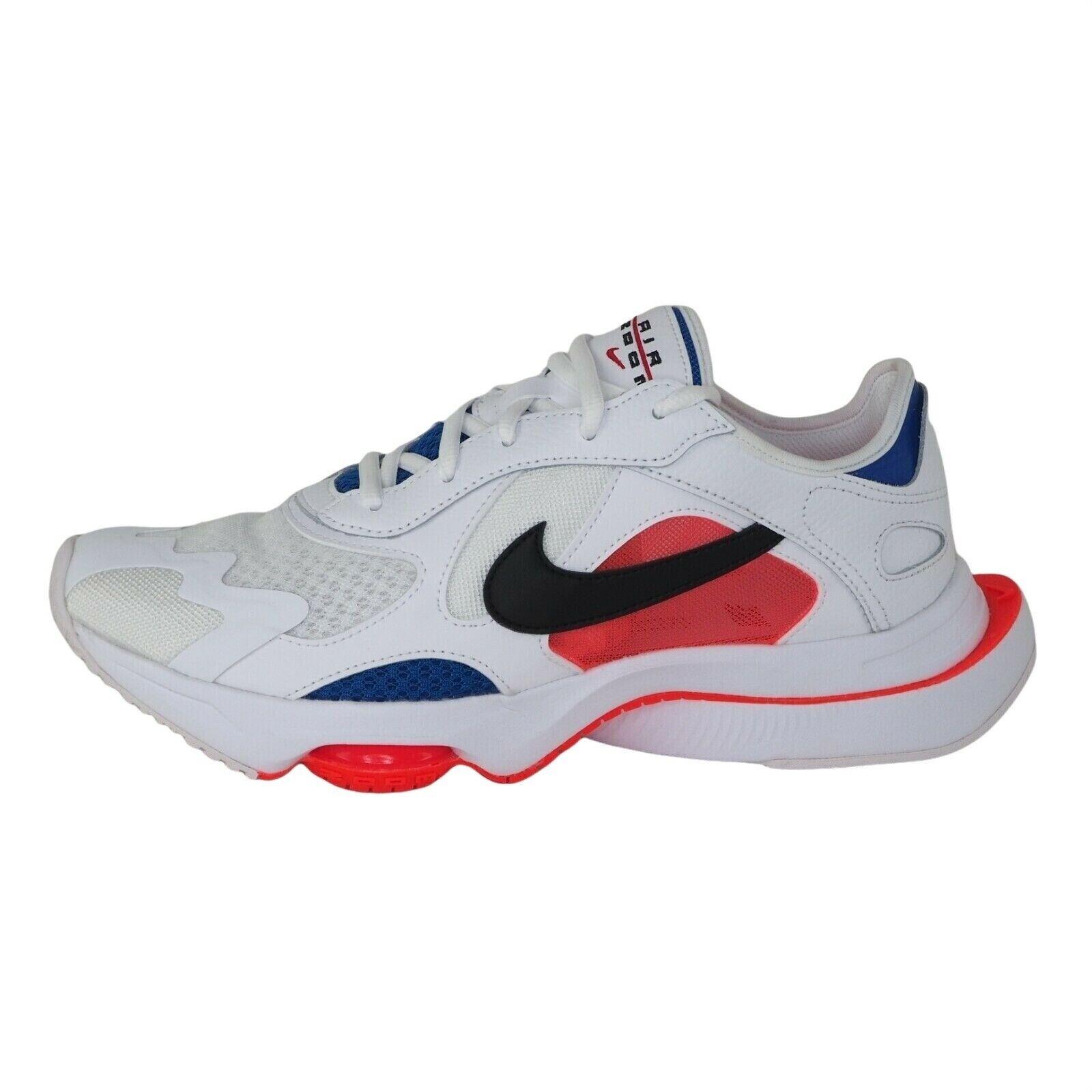 nike air zoom division sneakers in red white and blue