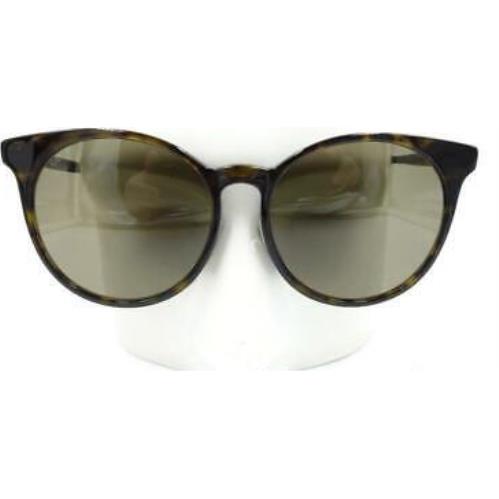Gucci Havana Brown Tortoise Round Sunglasses GG0488SA 002