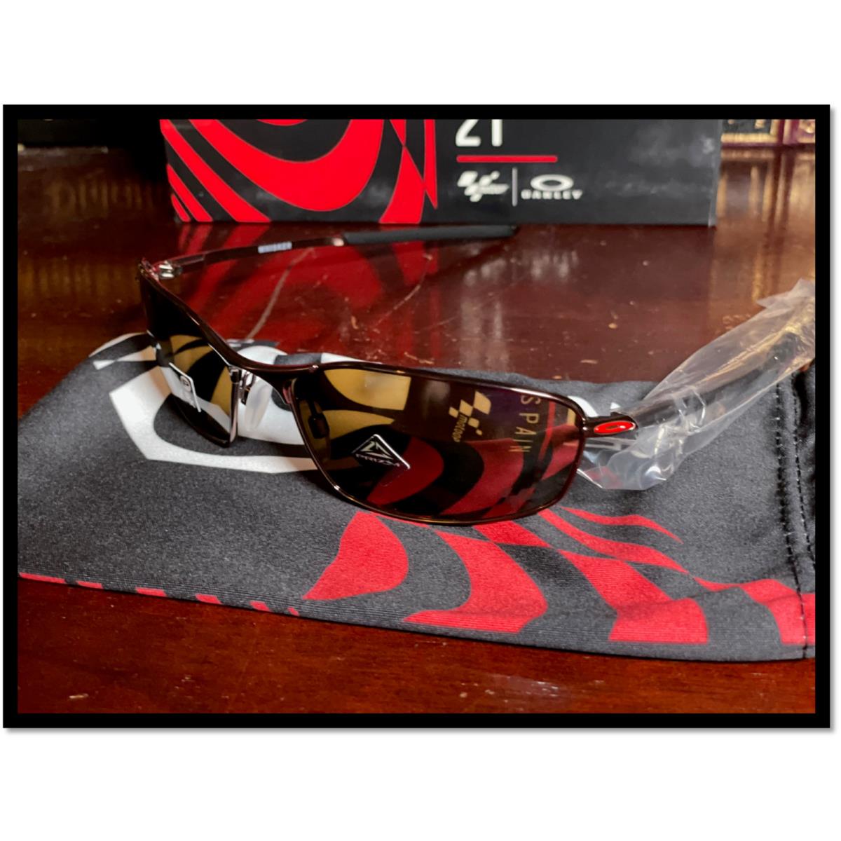 Oakley Whisker Grenache Tungsten Prizm Spanish Motogp Limited Edition 1/300 - Frame: Brushed Grenache