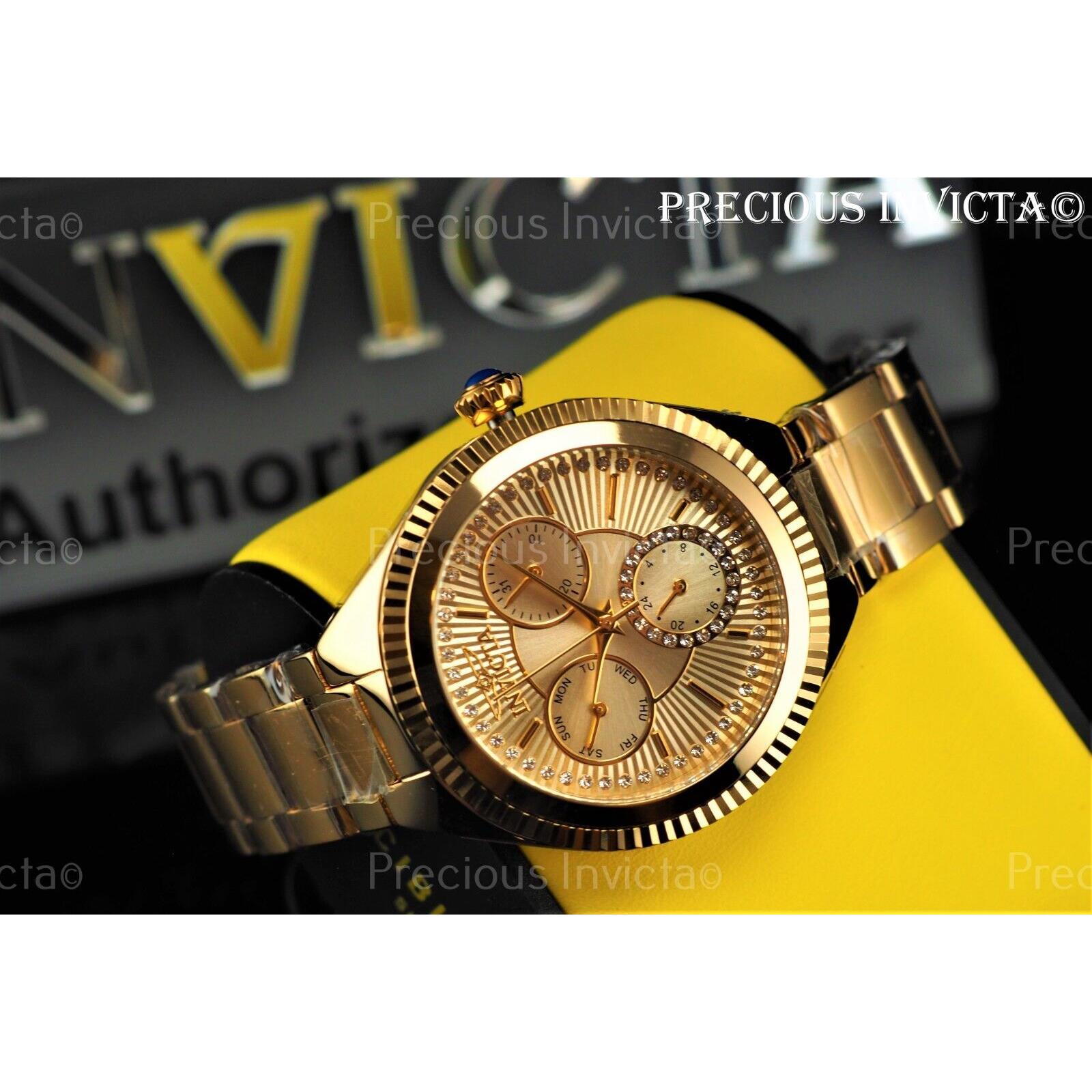 Invicta watch  - White Dial, Gold Tone Band, White and Gold Other Dial