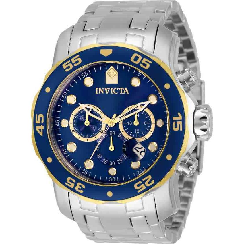 Invicta Pro Diver Chronograph Quartz Blue Dial Men`s Watch 33996