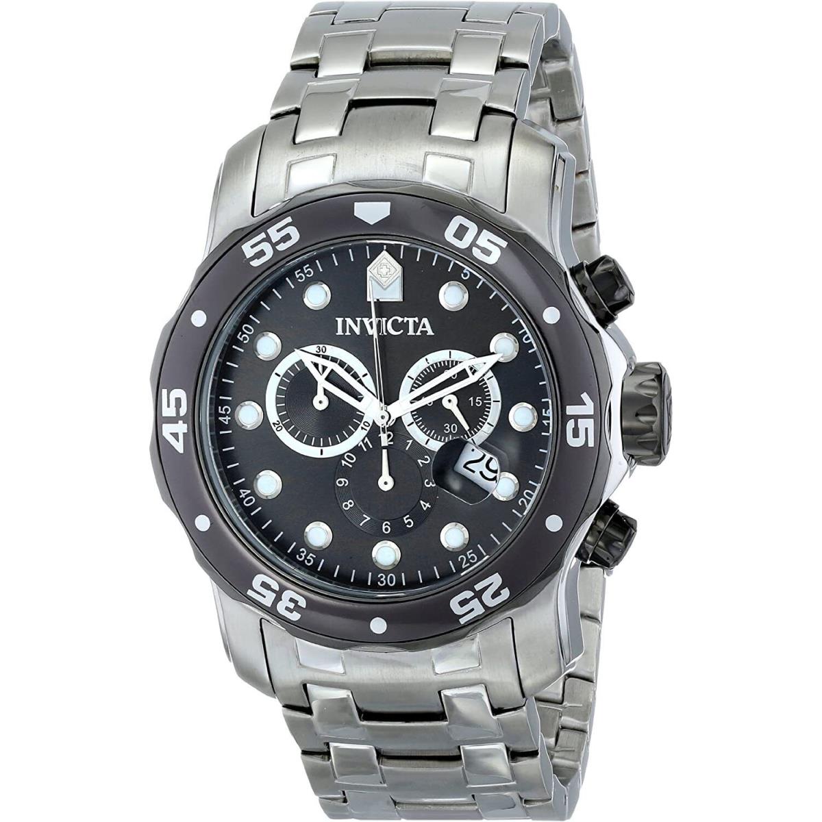 Invicta Men`s 17083 Pro Diver Analog Display Swiss Quartz Black Dial Watch