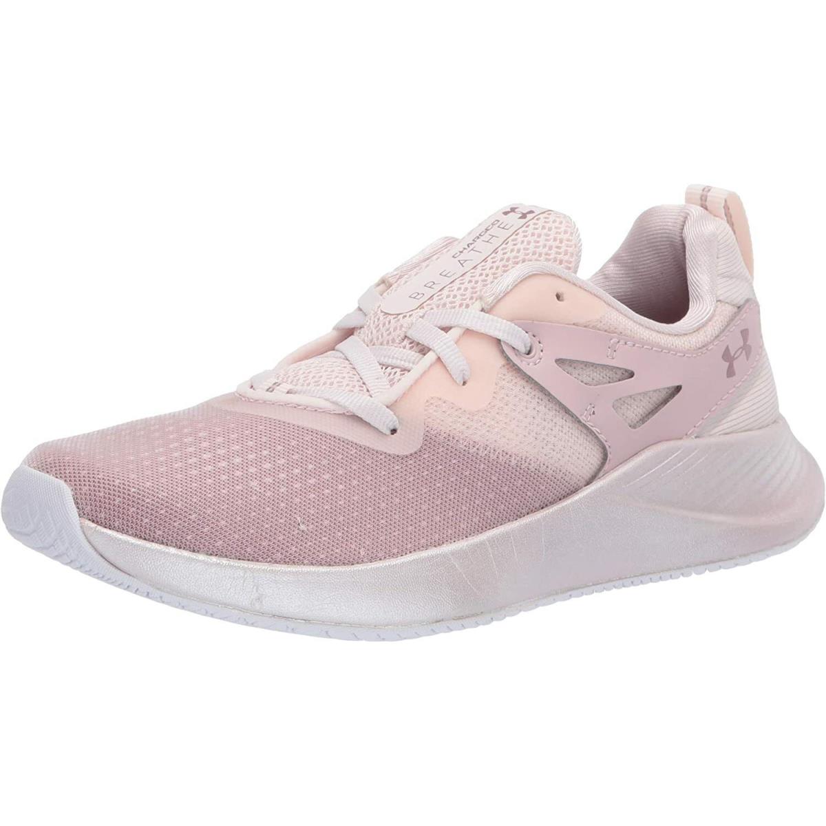 Under Armour Women`s Charged Breathe TR 2 Training Shoes French Gray (604)/Dash Pink