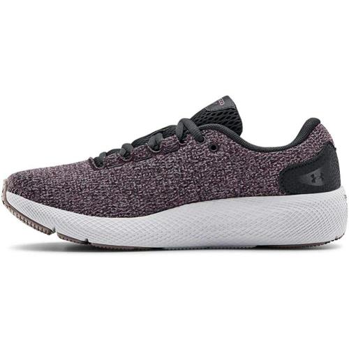 Under Armour Women`s Charged Pursuit 2 Twist Running Shoes Blackout Purple (500)/Halo Gray