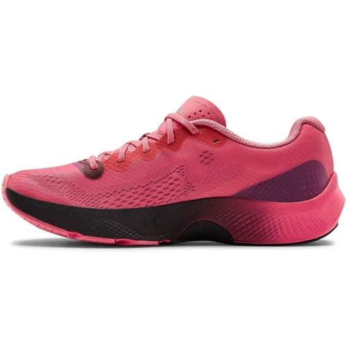 Under Armour Women`s Charged Pulse Running Shoes Pink Lemonade (602)/Blackout Purple