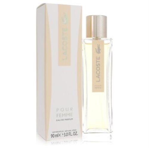 Lacoste Pour Femme by Lacoste Eau De Parfum Spray 3 oz For Women