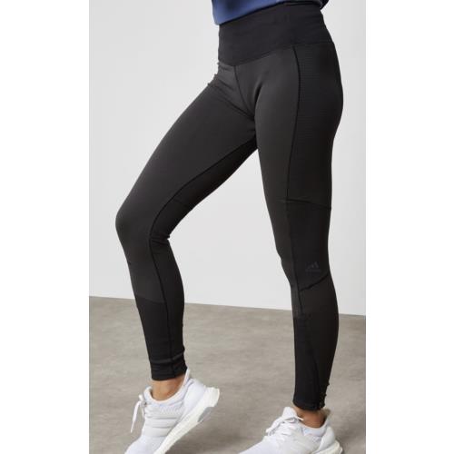 Adidas Ultra Primeknit Black Dark Grey Long Running Tights Pants Womens Sz L