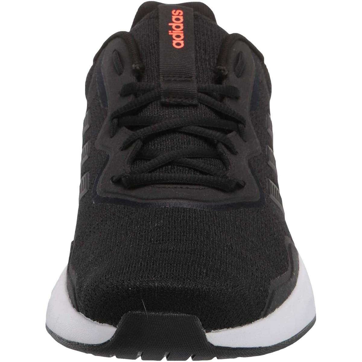 Adidas Men`s Kaptir Super Running Shoes - Black/Black/Solar Red