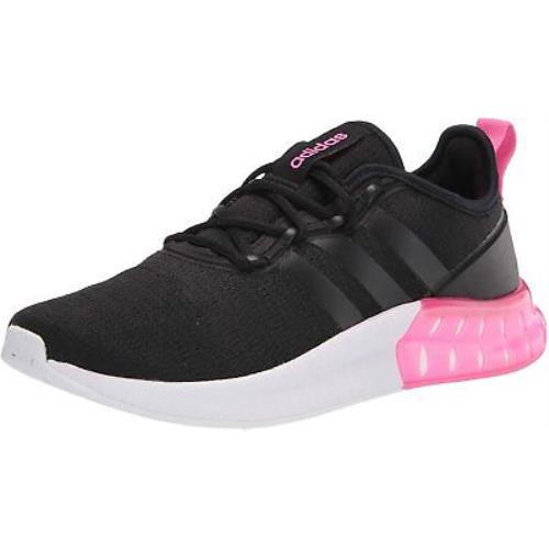 Adidas Women`s Kaptir Super Running Shoes Black/Black/Screaming Pink