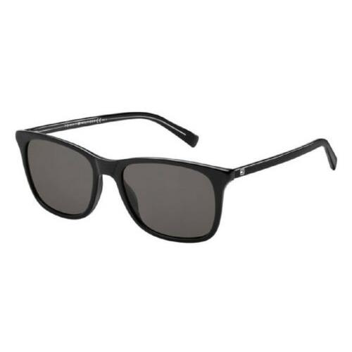 Tommy Hilfiger TH1449-S-0A5X-54 Sunglasses Size 54mm 145mm 18mm Black Grey Bra