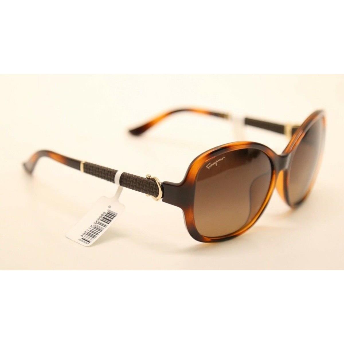 Salvatore Ferragamo sunglasses  - Tortoise Frame, Brown Lens 0