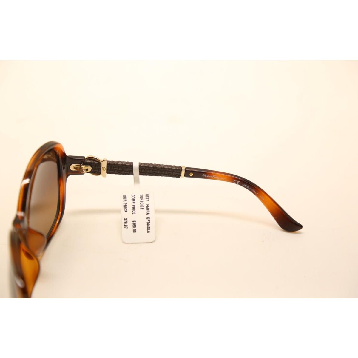 Salvatore Ferragamo sunglasses  - Tortoise Frame, Brown Lens 3