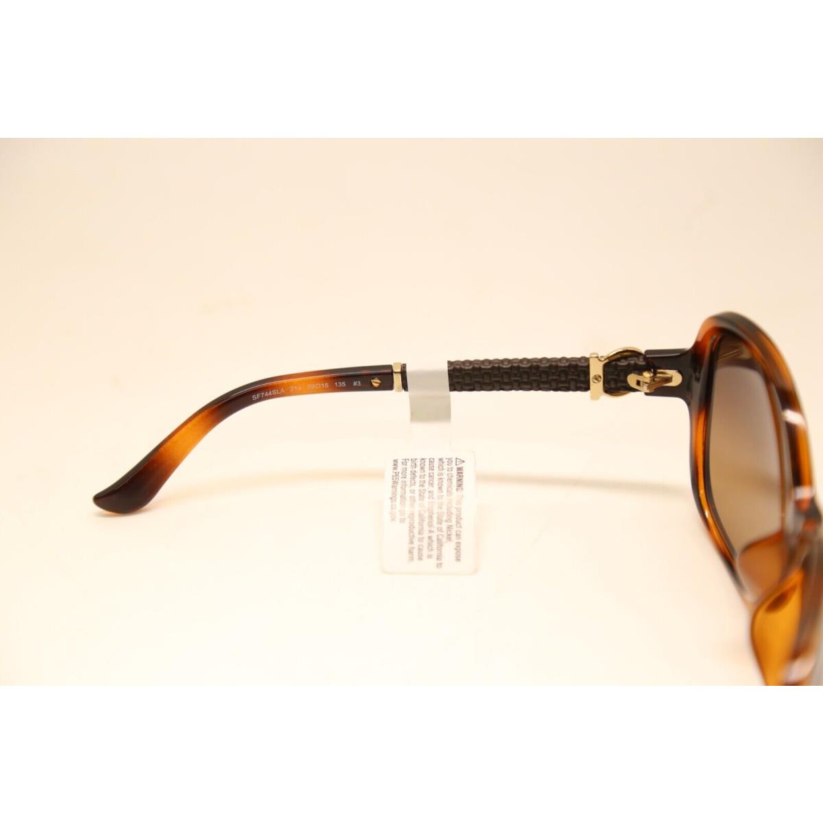 Salvatore Ferragamo sunglasses  - Tortoise Frame, Brown Lens 4