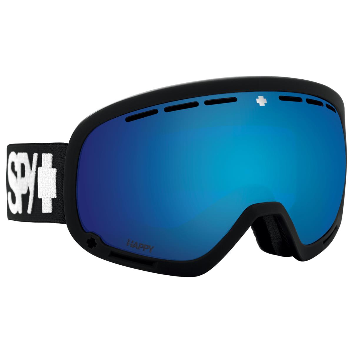 Spy + Optics Marshall Matte Black Dark Blue Spectra Snow Goggle