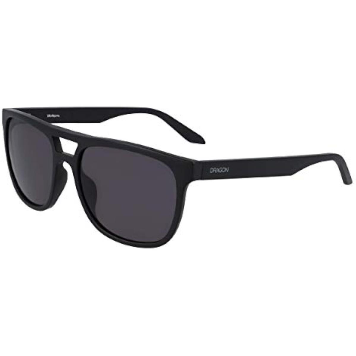 Dragon DR Cove LL 002 Matte Black Sunglasses with Smoke Luma Lenses 56mm