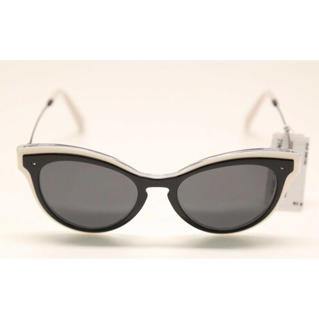 Valentino VA 4017 5054/87 Black Crystal/smoke Grey Sunglasses 1225