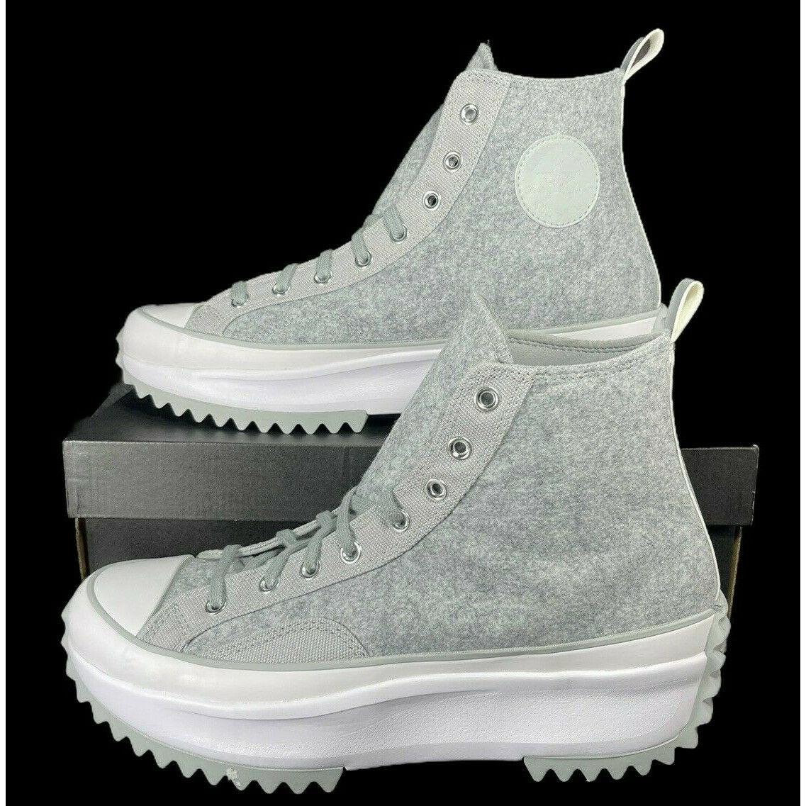 Converse Chuck Taylor Run Star Hike Shoe Felt Grey 169438C Sneaker 12 Men