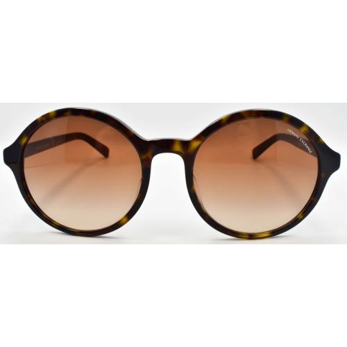 Armani Exchange AX4101SF 803713 Women`s Sunglasses Havana / Gradient Brown