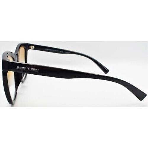 Armani Exchange sunglasses  - Black Frame, Clear Ochre Lens 1