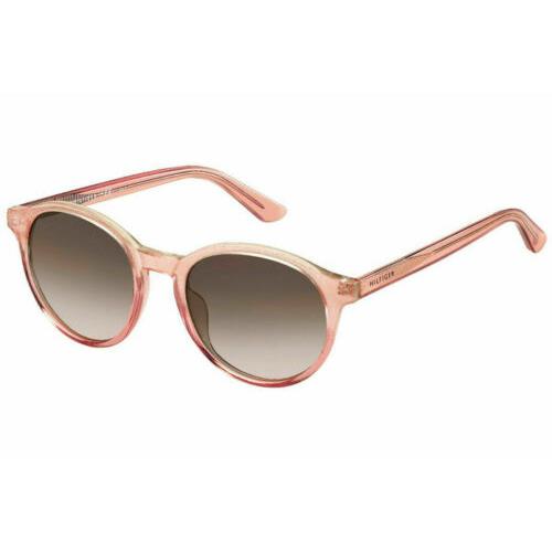 Tommy Hilfiger TH1389-S-0QR0-52 Sunglasses Size 52mm 140mm 20mm Pink Glitter