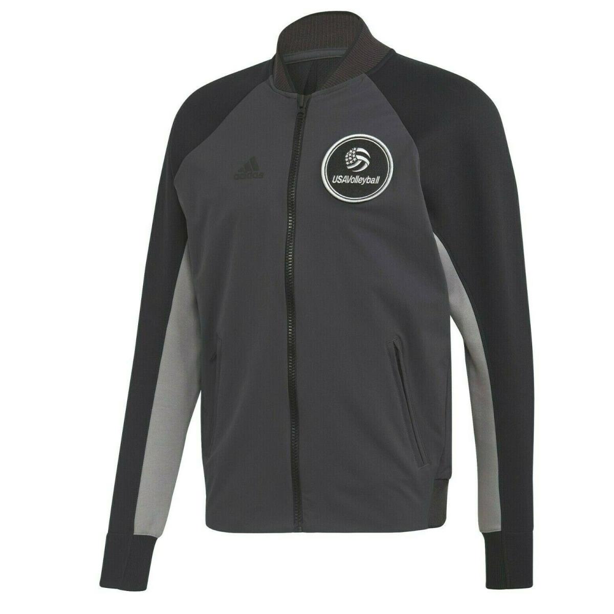 Adidas Usa Volleyball Vrct Men s Jacket FQ2625 XL - Black/gray