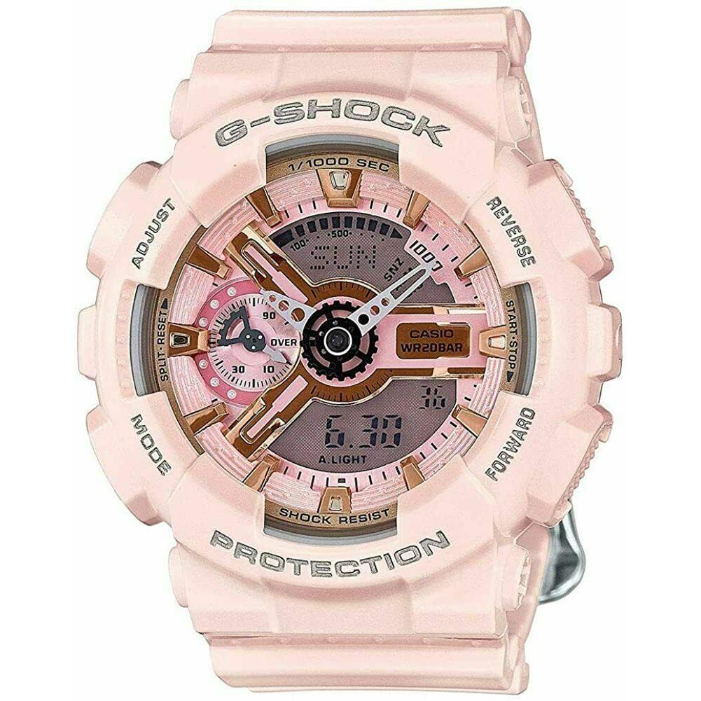 Casio G-shock Analog/digital Watch Pink Resin GMAS-110MP-4A1