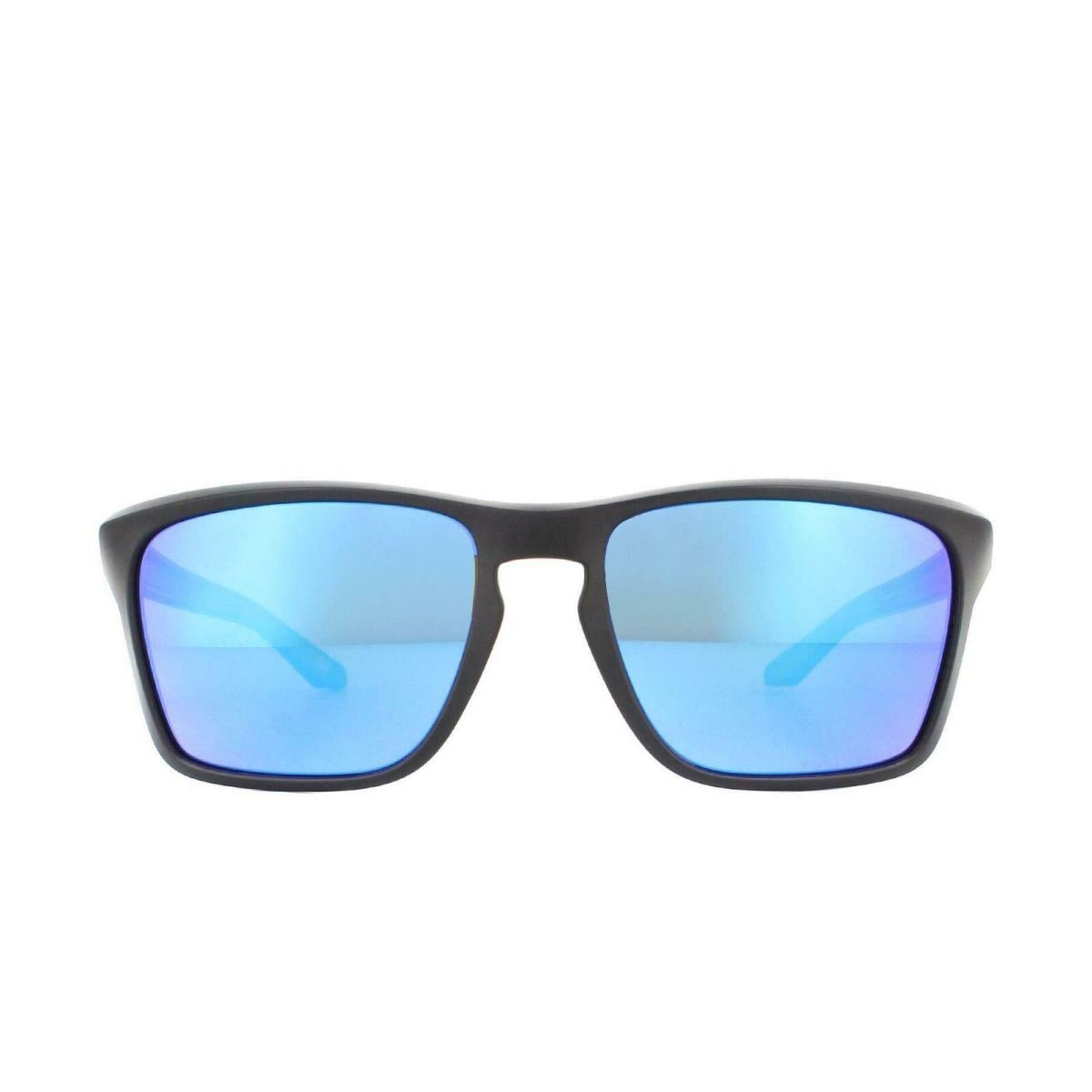 OO9448-12 Mens Oakley Sylas Polarized Sunglasses - Frame: Black, Lens: Blue