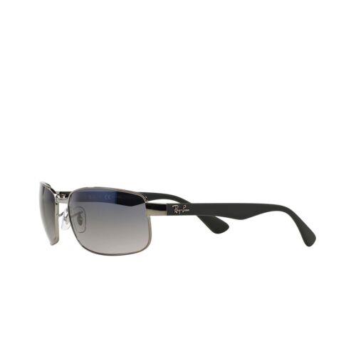 RB3478-004/78_60 Mens Ray-ban Polarized Sunglasses - Frame: Gray, Lens: Blue
