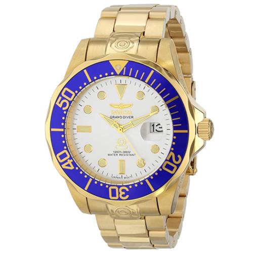 Invicta Men`s 13872 Pro Diver Analog Display Japanese Automatic Gold Watch