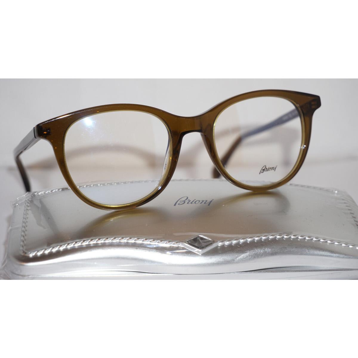 Brioni Eyeglasses RX Brown Brown BR0032O 003 49 20 145