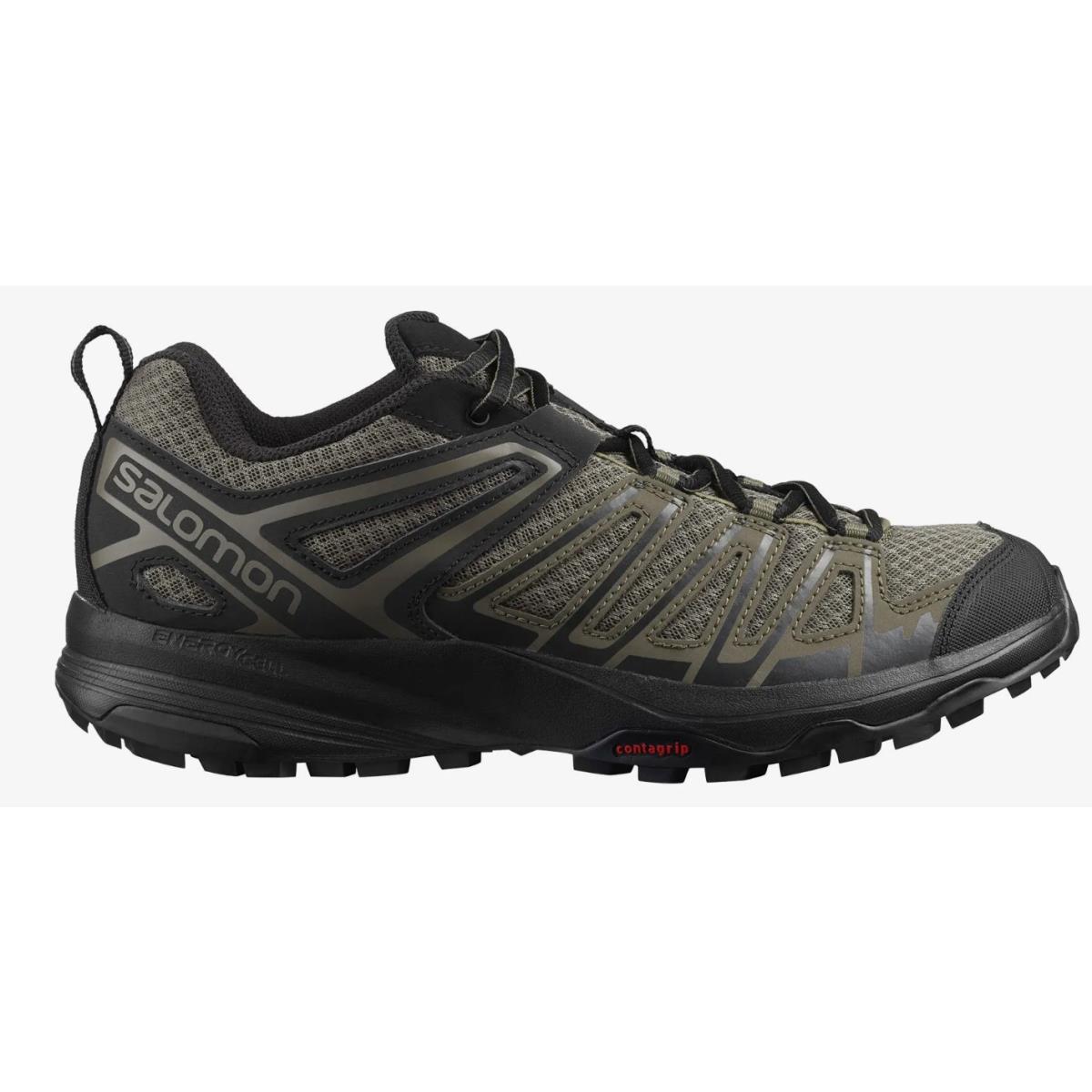 Salomon Men`s X Crest Hiking Shoe Bungee Cord/black/peat Select Size