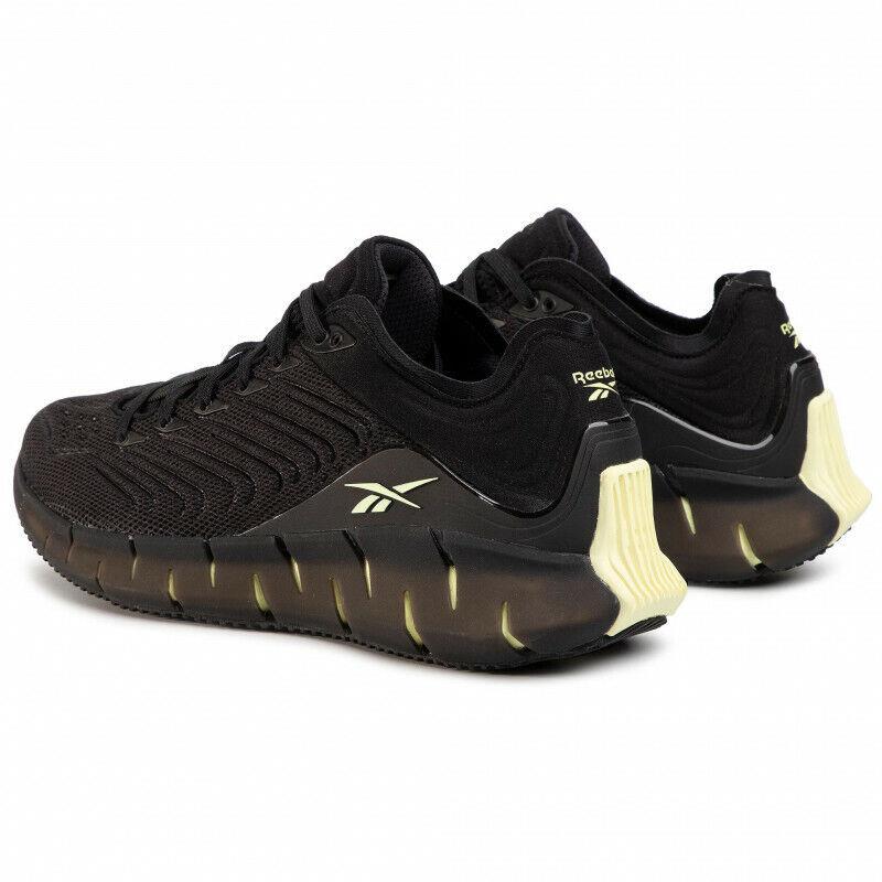 Reebok Zig Kinetica Men's Running Shoes Athletic Sneakers FW3002 Black /Citrus