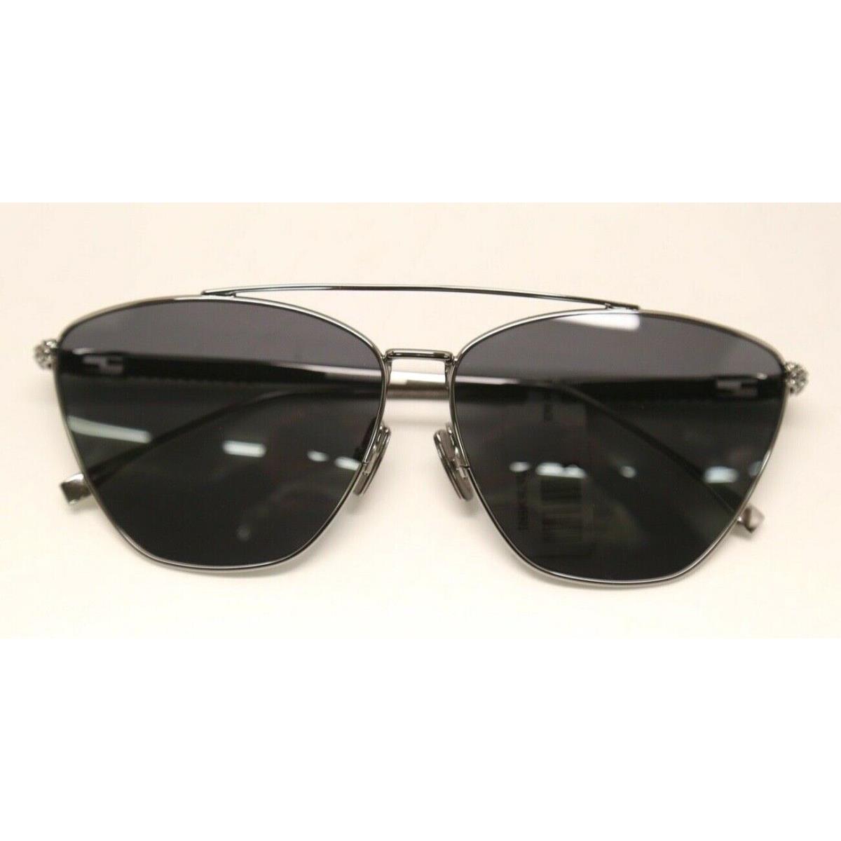 Fendi FF 0438/S 6LB/IR Ruthenium Grey/grey 64mm Sunglasses 1271