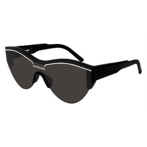 Balenciaga Extreme BB 0004S Sunglasses 001 Black
