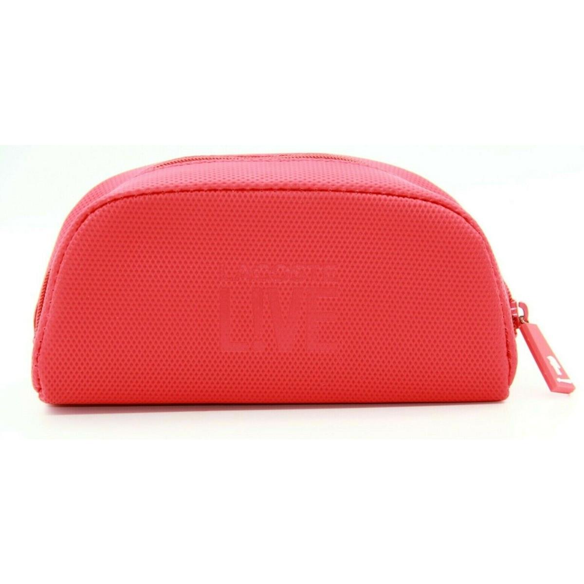 Lacoste Eyeglasses Sunglasses Optical Red Zipper Soft Case Only