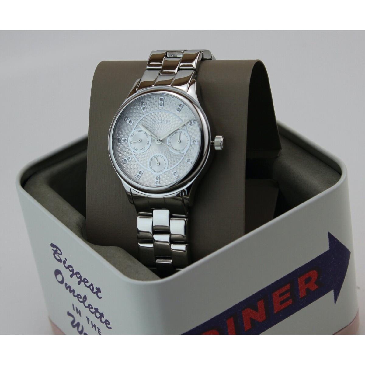 Fossil Modern Sophisticate Crystals Silver Women`s BQ1560 Watch