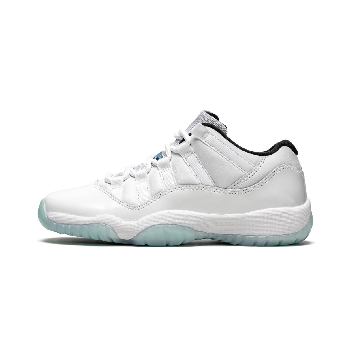 Nike Air Jordan 11 Low GS Legend Blue 3.5y-7y 528896-117 Basketball Shoes - White