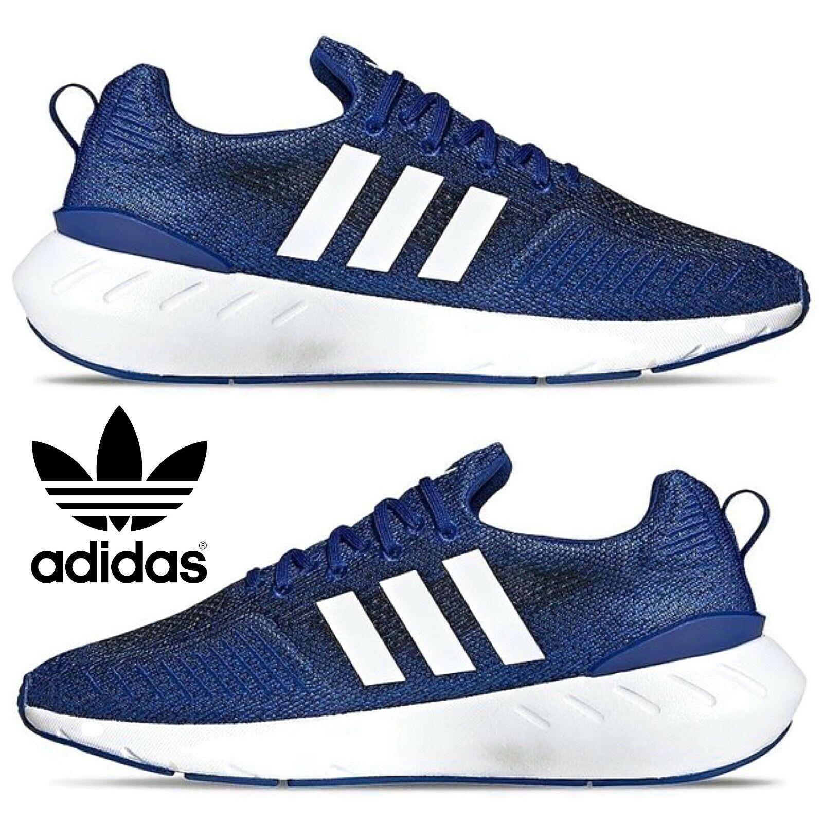 Adidas Originals Swift Run 22 Men`s Sneakers Comfort Casual Shoes Blue White